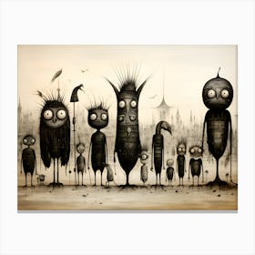 'The Monsters' Canvas Print