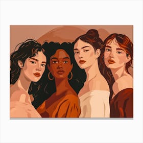 Portrait Of Women 1 Canvas Print