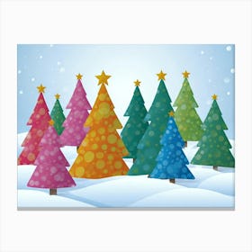 Christmas Trees 2 Canvas Print