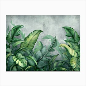 Tropical Background Canvas Print