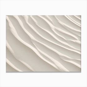 White Sand Beach Canvas Print