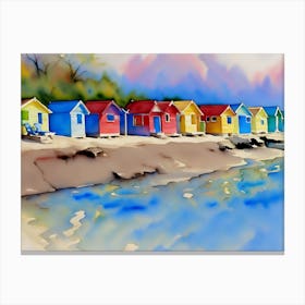 Beach Huts 1 Canvas Print