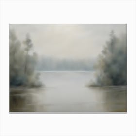 Abstract Lake Canvas Print