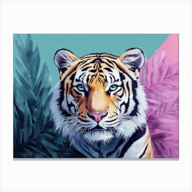 Fantasy Illustration of a Wild Animal Lion 4 Canvas Print