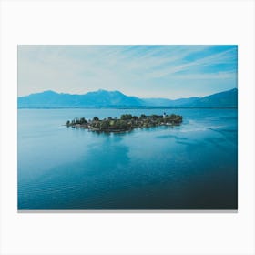 Island In The Middle Of The Lake | Fraueninsel Chiemsee Canvas Print