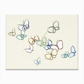 Japanese Butterfly, Cho Senshu (16) Canvas Print
