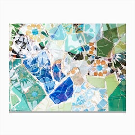 Mosaic of Barcelona VII Canvas Print