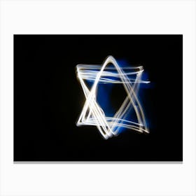 Shield Of David Canvas Print