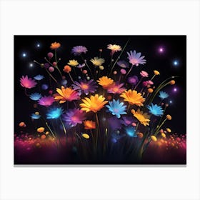 Colorful Flowers Canvas Print