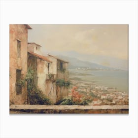 City By The Sea Canvas Print