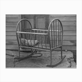 Cradle On William Mcdermott Farm Near Anthon, Iowa By Russell Lee Canvas Print