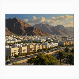 Oman City Canvas Print