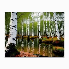 Birch Trees 37 Canvas Print