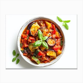 Vegetable Stew In A Bowl 20 Canvas Print