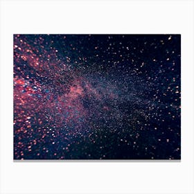 Space Background Canvas Print