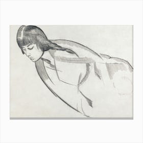 Study of Mrs. Nash (ca.1916), Paul Nash Canvas Print