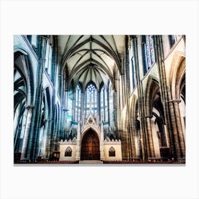 Inside Of A Cathedral 2 Canvas Print