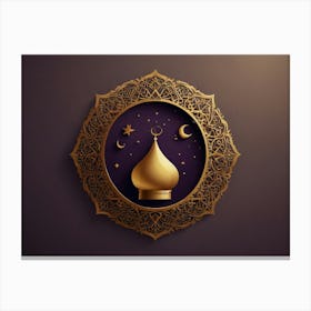 Muslim Mosque Canvas Print