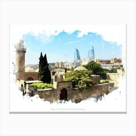 Palace Of The Shirvanshahs, Baku, Azerbaijan Canvas Print