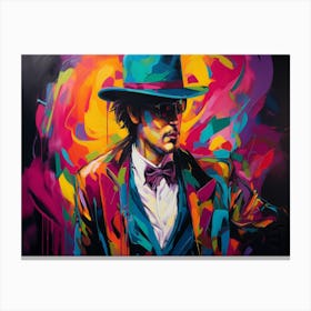 Man In A Hat 2 Canvas Print