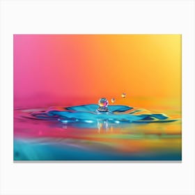 Vibrant Motion Canvas Print