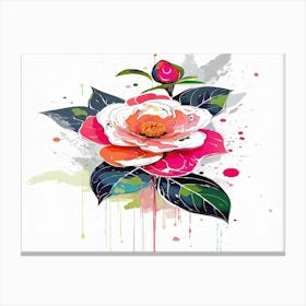 Flower Painting 16 Canvas Print