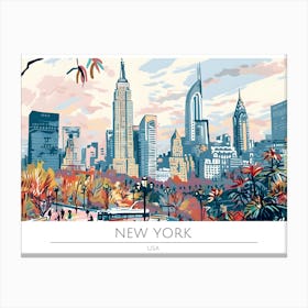 New York City Skyline 1 Canvas Print