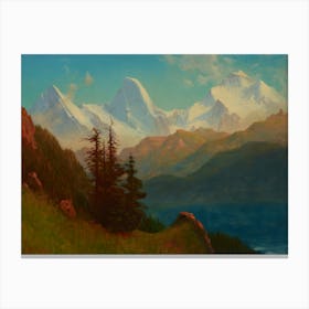 Splendor, Albert Bierstadt Canvas Print