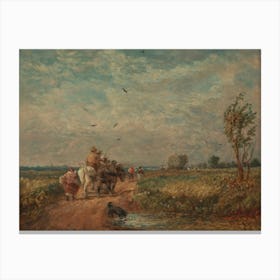 Going To The Hayfield, David Cox Canvas Print
