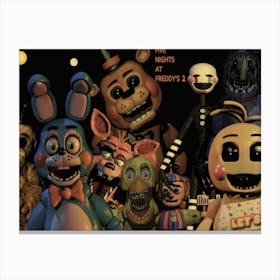 Five Nights at Freddy's Gift Canvas Print