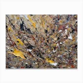 Tribute To Pollock Canvas Print
