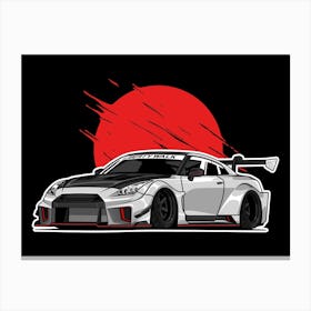 R35 Libery Walk White Canvas Print