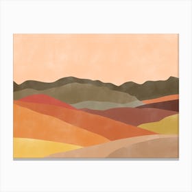 Abstract Landscape Painting No.3 Canvas Print