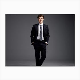 Man In A Suit 23 Canvas Print