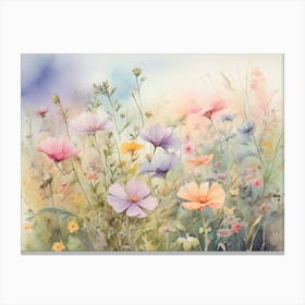 Cosmos paintings art print Canvas Print