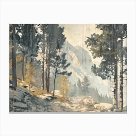 Vintage Woods 3 Canvas Print