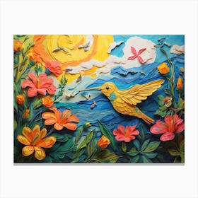 Hummingbird ala Vincent Canvas Print