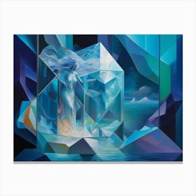 Ice Crystal Canvas Print