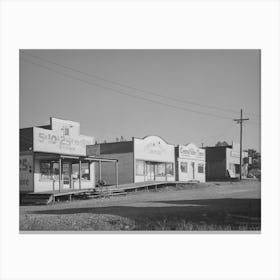 Untitled Photo, Possibly Related To Some Of The Business Enterprises At Central Valley, California, This Section Of Canvas Print