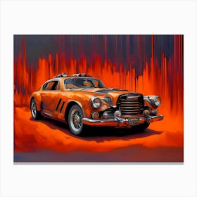 Cyberpunk Car Canvas Print