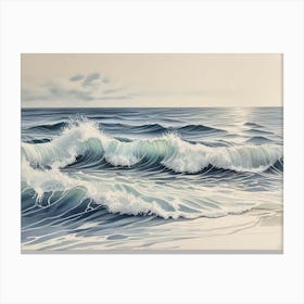 Ocean Waves 2 Canvas Print