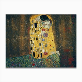 Kiss By Gustav Klimt 1 Stampe su tela