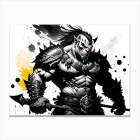 Orc lord Canvas Print