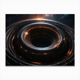 Black Hole 15 Canvas Print