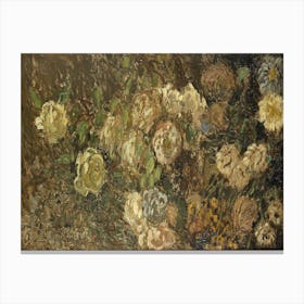 Bloemen (1860–1912), Claude Monet Canvas Print