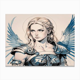 Angel Of The Sky 2 Canvas Print