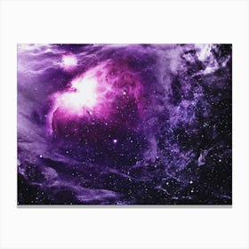Space collage: deep space 4 Canvas Print