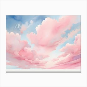 Pink Clouds Canvas Print