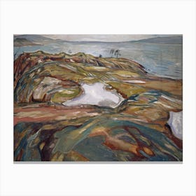 Coastal Landscape, Edvard Munch Canvas Print