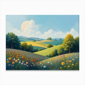 Landscape Painting 9 Canvas Print